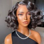 Loose Wave Short Wig Glueless 6x5 13×4 HD Lace Human Hair Wig