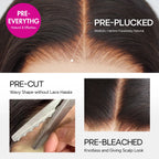 Burmese Curly Wig With Spiral Curly Ends Pull &amp; Go Glueless Human Hair Wig 180%