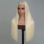 613 Blonde Straight Human Hair Lace Front Wigs Undetectable Lace Wig