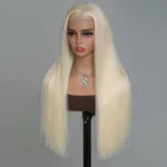 613 Blonde Straight Human Hair Lace Front Wigs Undetectable Lace Wig