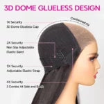 Loose Wave Short Wig Glueless 6x5 13×4 HD Lace Human Hair Wig