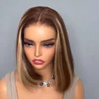 Highlight P4/27 Glueless Bob Wig 6x5 Pre-Cut HD Lace Wig Wear &amp; Go