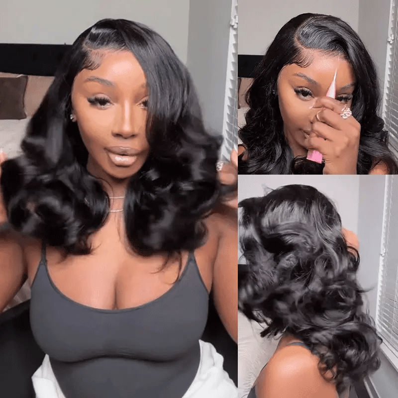 Layered Cut Loose Wave Glueless Wig C-Side Part 6x5 HD Lace Wig Natural Hairline With Baby Hair
