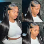 Pull &amp; Go Glueless Straight 13x6 Full Frontal HD Lace Wig Ready to Go Human Hair Wig