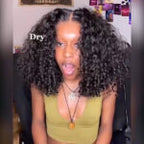 Bouncy Water Wave Short Bob Wig Wear And Go Glueless 6x5 Lace Wig Pre-Bleached Knots