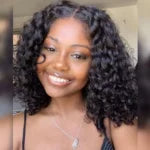 Bouncy Water Wave Short Bob Wig Wear And Go Glueless 6x5 Lace Wig Pre-Bleached Knots