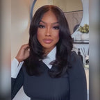 Butterfly Layered Cut Glueless 6x5 HD Lace Wig Ombre Brown Color Pre-Styled Human Hair Wig